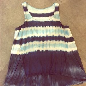 Tie dye Razorback tank top!